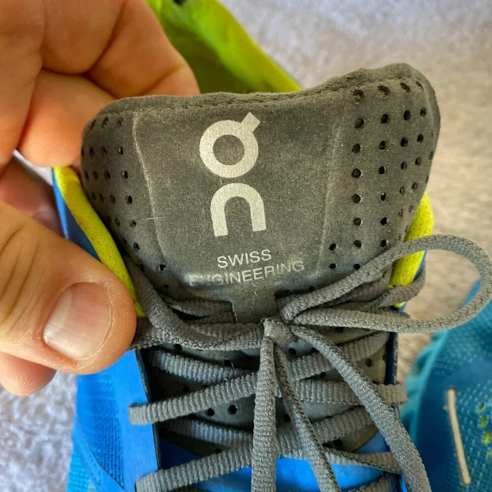 On Running Cloudflow Men’s Running Shoes – Blue/Neon Yellow (Size 10 US / 44 EU) - Picture 3 of 7